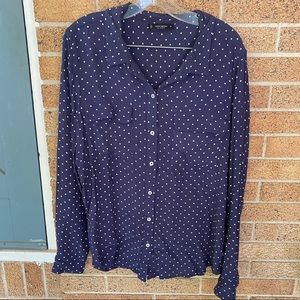 Lucky Brand Polka Dot Utility Shirt